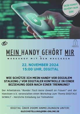 Workshop: "Mein Handy gehört mir!"